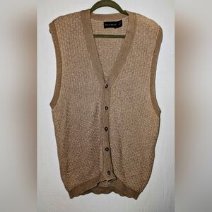 Men's Gant Sweater vest. Sz. XL. Excellent condition. Tan
